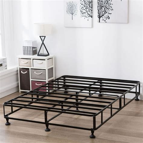 box spring vs metal box frame|metal box spring queen size.